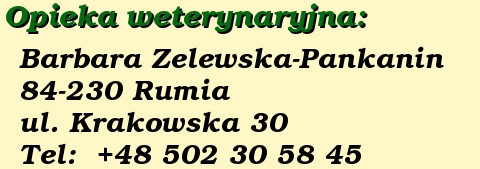 Opieka weterynaryjna